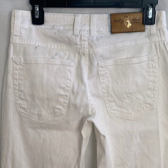 Baby Phat White Jeans Size: 5 - Picture 11 of 16